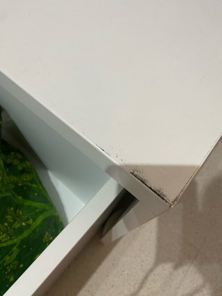 Baúl de madera blanco Ikea