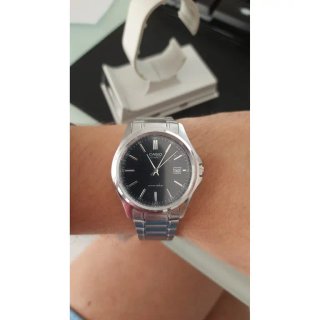 Orologio Casio Uomo Nero Argento