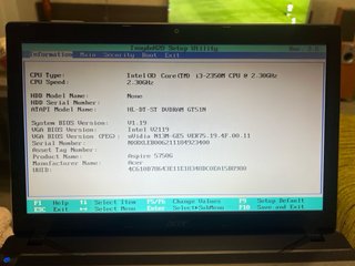 Portátil Acer - SIN DISCO DURO - NEGOCIABLE