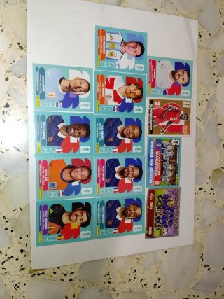 13 cartas Panini Mundial