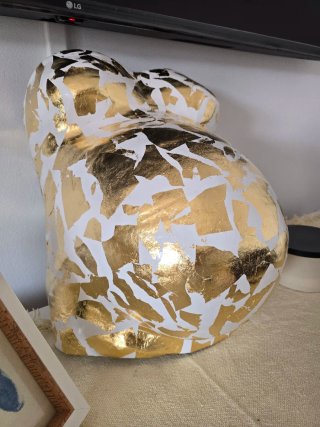 Busto Embarazo a domicilio, pan de oro o de plata,