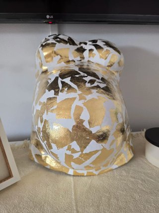 Busto Embarazo a domicilio, pan de oro o de plata,