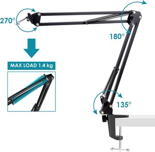 YOUSHARES soporte micrófono Blue Yeti espuma