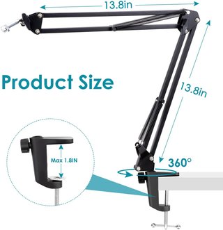 YOUSHARES soporte micrófono Blue Yeti espuma