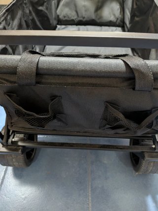 Carro Playa/Camping Plegable Negro