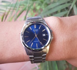 Orologio Casio Blu/Argento
