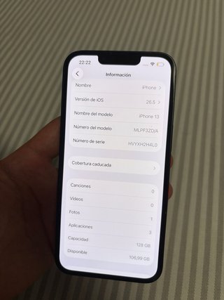 iPhone 13 128GB Negro Noche