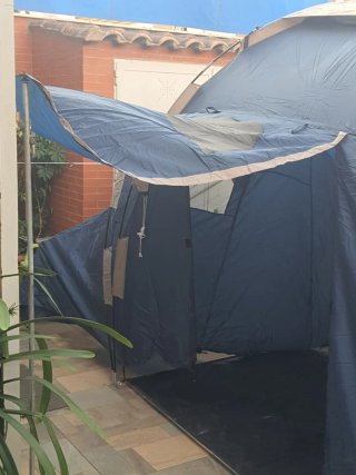 Tienda de campaña 4 personas azul