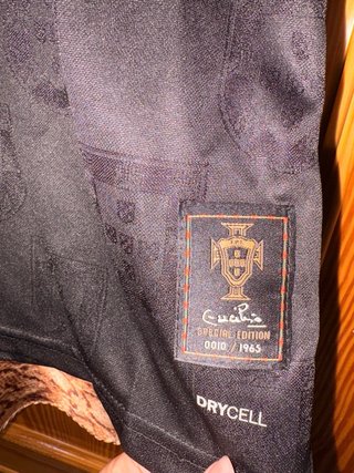 Camiseta Portugal Puma Negra