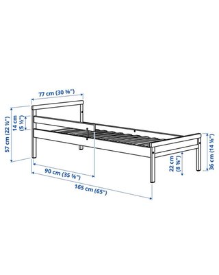 Cama infantil de madera