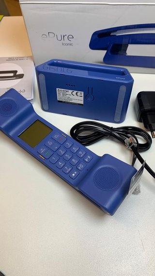 Alcatel ePure Iconic Blu Telefono Cordless