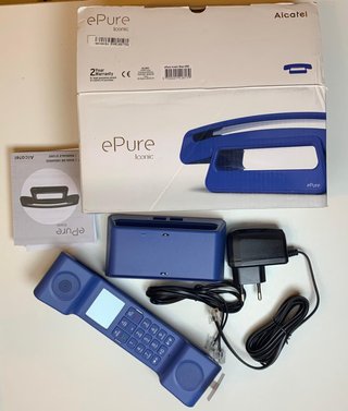 Alcatel ePure Iconic Blu Telefono Cordless