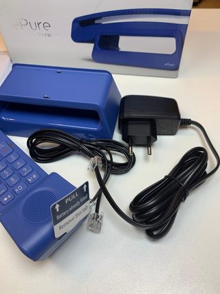 Alcatel ePure Iconic Blu Telefono Cordless
