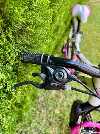 Bicicleta Montaña Niña Blanca y Rosa