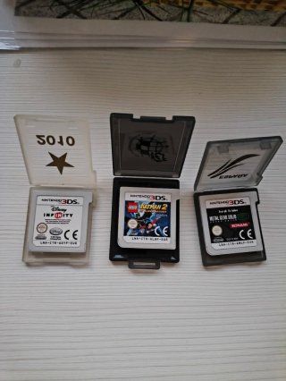 Nintendo 3DS XL Blu + 5 giochi + custodia