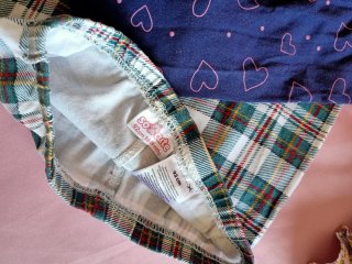 Conjunto Camiseta Volantes y 3 Mallas Niña