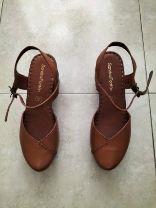 Zapatos piel Sandra Fontan mujer T.39