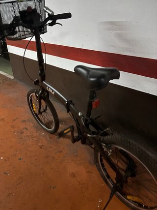Bicicleta plegable b.fold negra
