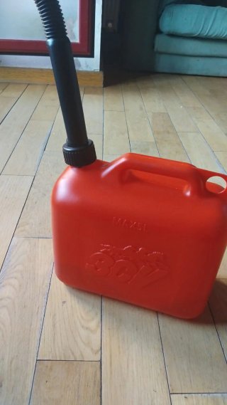 Bidón para gasoil o gasolina rojo