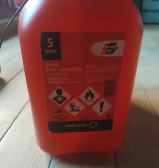 Bidón para gasoil o gasolina rojo