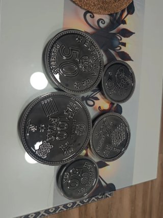 Platos decorativos monedas pesetas