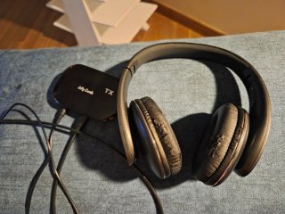 Cascos inalámbricos negros