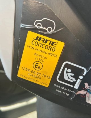 Silla de coche Grupo 0 Jané Universal