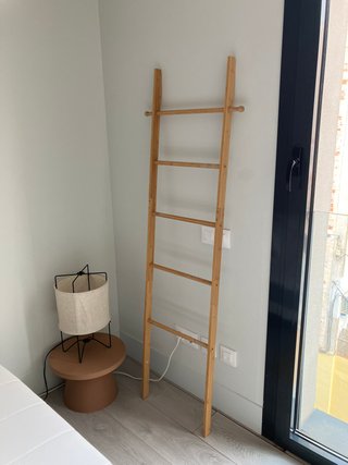 Escalera decorativa bambú natural