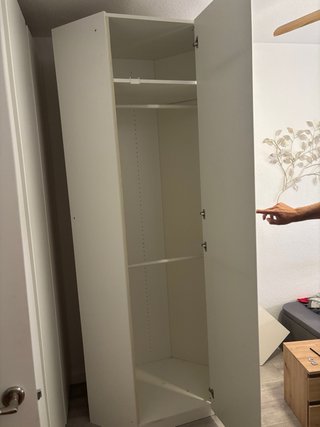 Armario PAX esquinero blanco
