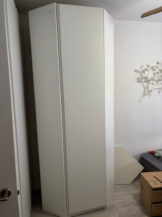 Armario PAX esquinero blanco