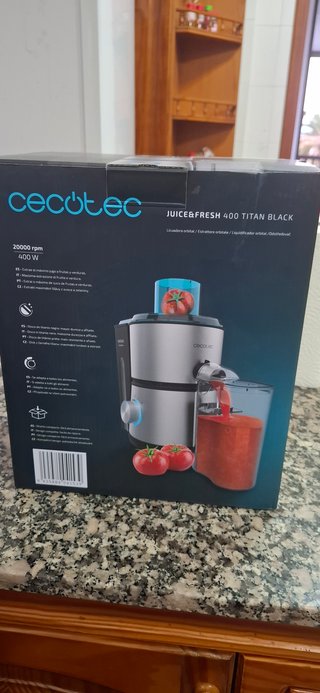 Cecotec Juice&Fresh 400 Titan Black
