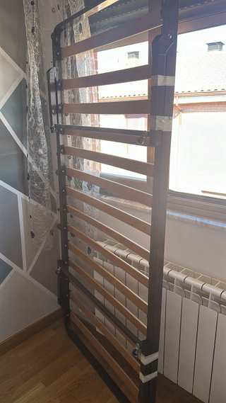Somier metálico y de madera