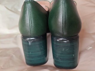 Mocasines Hispanitas Tokio Verde Forest Piel