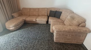 Sofá Chaiselongue 6 plazas beige