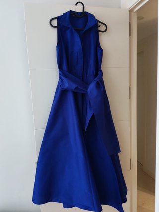 Vestido azul fiesta El Corte Inglés