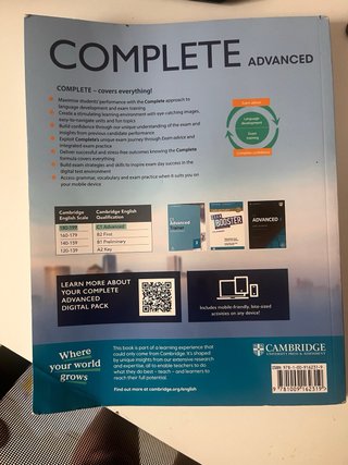 Cambridge Complete Advanced C1 Libro Ingles