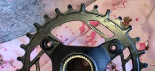 Pedaleira 170 mm +  prato 30 dentes