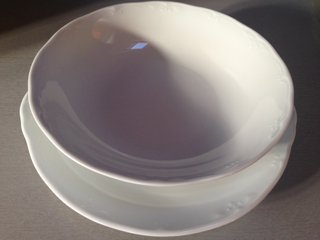 Vajilla Bidasoa porcelana marfil 76 piezas nueva