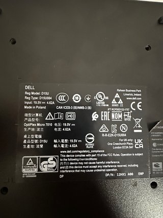 Dell OptiPlex 7010 Micro PC Intel Core i5