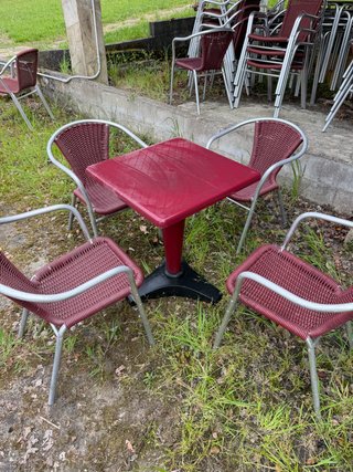 Lote Mesa y Sillas Hostelería