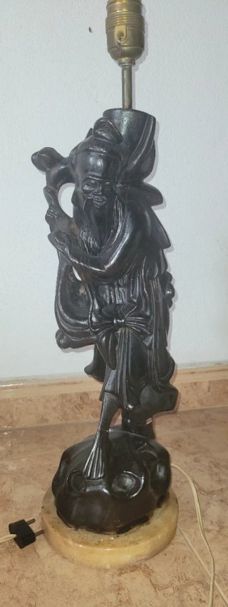 Lámpara Oriental Vintage Madera