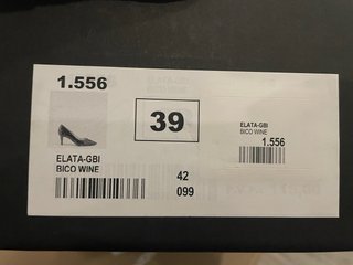 Zapatos Lodi Vino Acharolados talla 39