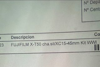 Fujifilm X-T50 XC15-45mm | SIN ABRIR ~ NUEVO