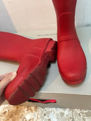Botas de agua Hunter Rojas Talla 40