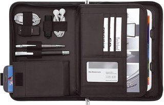 Wedo carpeta elegante cuero sintético A4