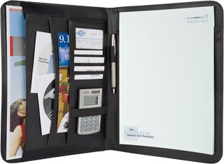 Wedo carpeta elegante cuero sintético A4
