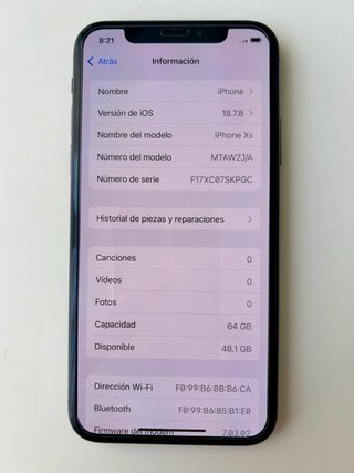 iPhone XS 64 GB Nero
