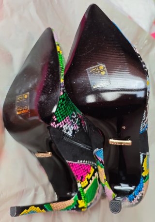 Botines Bello Star Piel Serpiente Talla 40