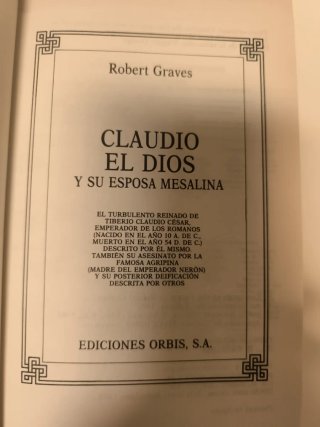 Claudio El Dios y su esposa Mesalina. Graves
