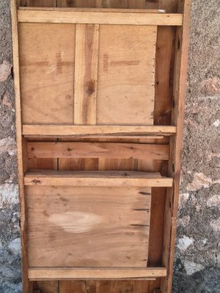 MESA TOCINERA ANTIGUA.2 CAJONES.MADERA.175x78x77h